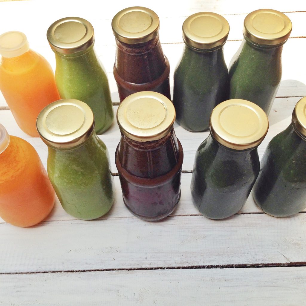 juice cleanse bottles